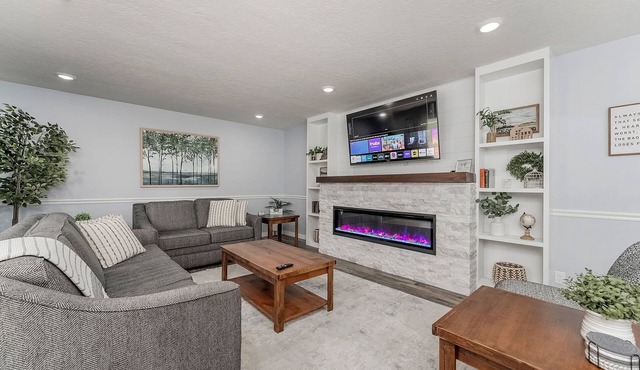 Spacious Retreat with a Hot Tub and Theater Room