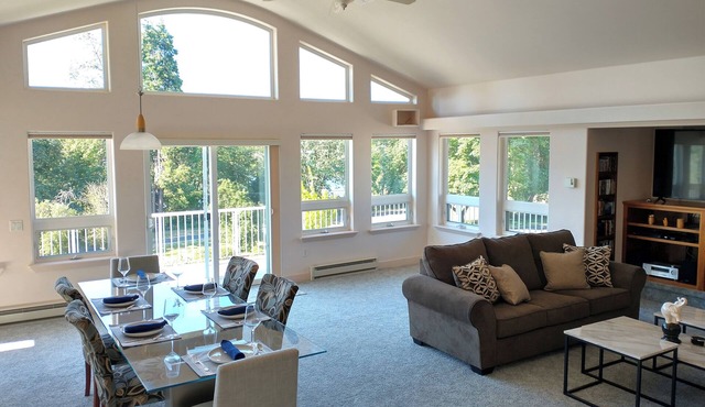 Spacious river view near stadium