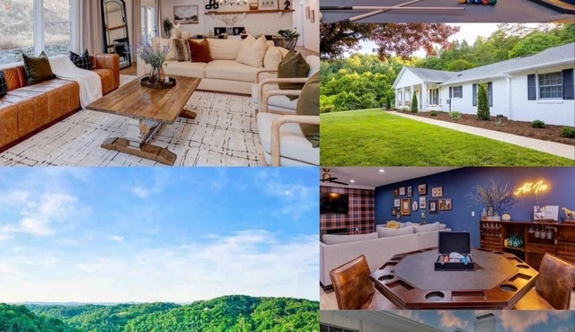 Spacious secluded home15 minutes from Downtown Ashville! Best of both worlds