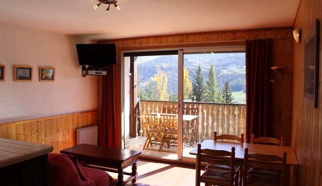 SPACIOUS STUDIO 30M2 balcony south facing terrace 4 pers near downtown