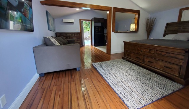 Spacious studio with pool and 75" 4k TV in Old Town