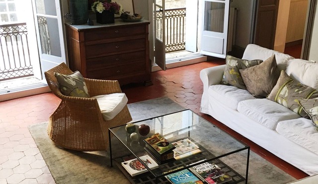 Spacious, stylish, comfortable apartment in the historic ❤️ of Pézenas.