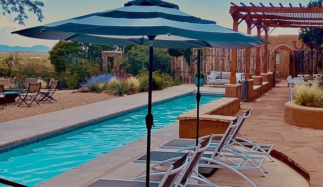 Spacious traditional Santa Fe adobe home