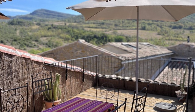 spacious village house with panoramic terrace