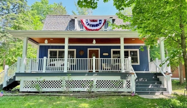 Spacious Walloon Lake Village Hideaway - Steps to Lake Access, Shops & Dining