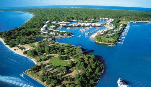 Spacious waterfront, one bedroom apartment.