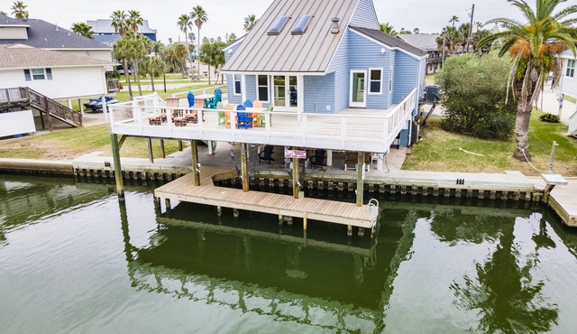 Spacious waterfront home on main canal.