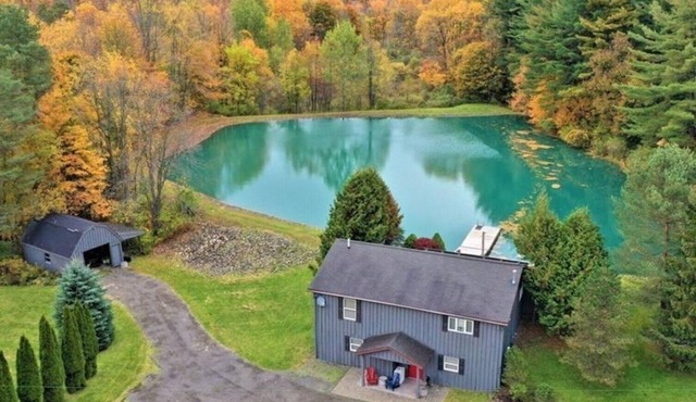 Spacious, Waterfront 5-bedroom chalet just outside of Ellicottville