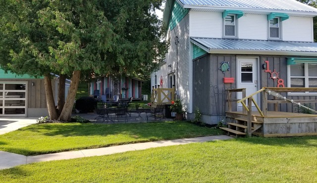 Spacious yet cozy, newly remodeled home steps away from the Surf Ballroom.