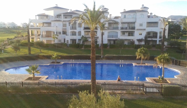 Spanish holiday apartment available for rental in Hacienda Riquelme, Murcia.