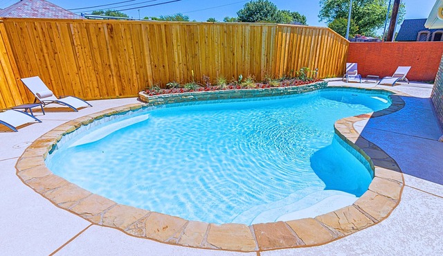 Sparkling Pool Retreat: Luxury Near Legacy West