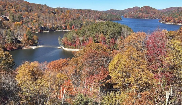 SPARKLING WATERS RETREAT! BIG Lake Glenville, lake and mtn views!nCLOSE TO TOWN