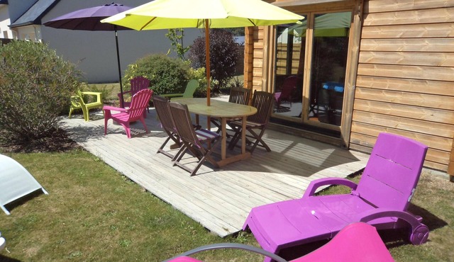 Special promotion july/august - wooden house in brittany near St Malo Dinan