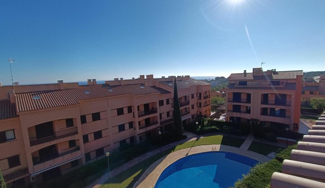 "Spectacular 3BR Duplex with Pool & Solarium, Steps from Stunning Cala Ribellet"