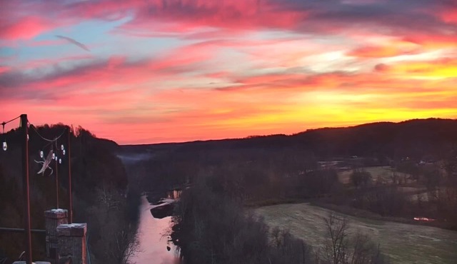 Spectacular 5 bedroom home perched Cliff Side above Elk River in Noel, MO