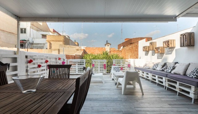 spectacular and amazing house for 8 people with 50 meters of terrace