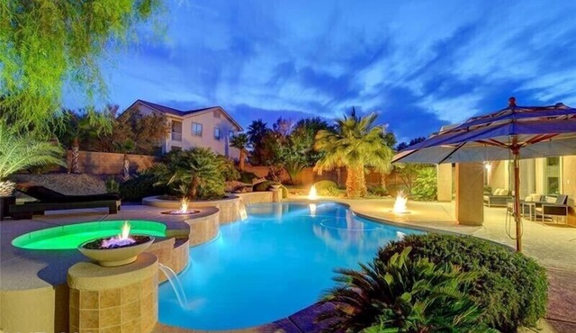 Spectacular custom home with private pool