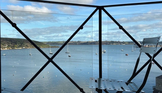 Spectacular Falmouth Bay View Apartment with Private Parking-Relaunched for 2026