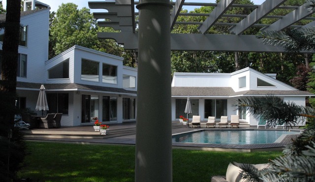 Spectacular Hamptons Contemporary Set in a Private Retreat.