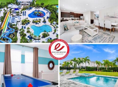 Spectacular Home Near Disney With Private Pool And Waterpark & Resort Access At Encore Resorts Reunion - 465Sf