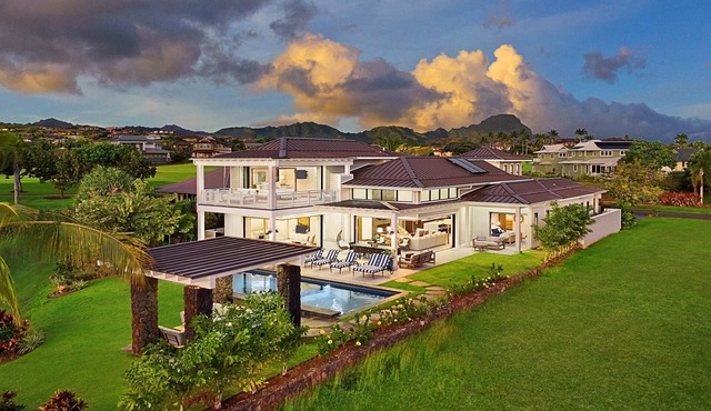 Spectacular home with ocean and golf course views!