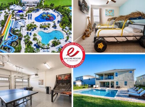 Spectacular Home With Theater, Theme Rooms Near Disney With Waterpark & Resort Access At Encore Resort - 7734Gr