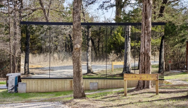Spectacular Mirror House in the North Texas Hill Country