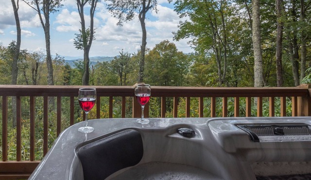 Spectacular Mountain Sunsets With Long Range Views,Therapy Hot Tub