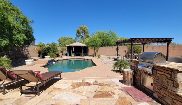 Spectacular oasis with private pool, large yard, & game room