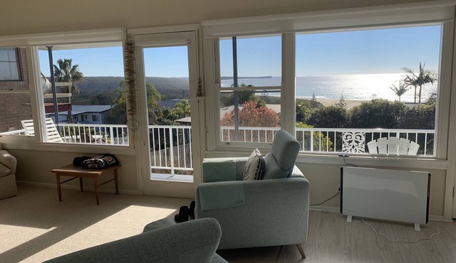 Spectacular Ocean views from this perfect updated 60's Beach House