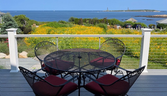 Spectacular views of Thatcher Island and the Atlantic Ocean