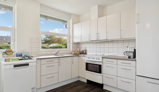 Spend a holiday close to nature in this holiday home.