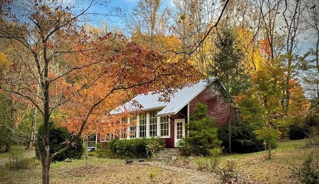 Spindle Hill Farm’s School House ~ EV/pond on 50 acres with Mountain Views