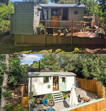 Spinney Retreats - 2 x Unique Shepherds Huts Dog Friendly