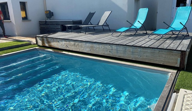 Splendid house 8 pers swimming pool beach