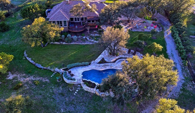 Sprawling 3 acre Hilltop Estate w/Endless Views of the Famed Texas Hill Country