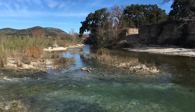 Spring Break fun on the crystal clear Nueces river.