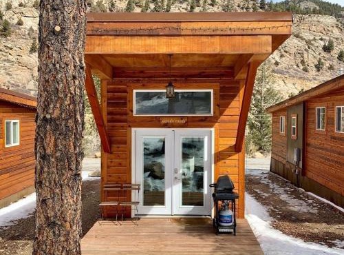 Spring Gulch Cabin at Base Camp