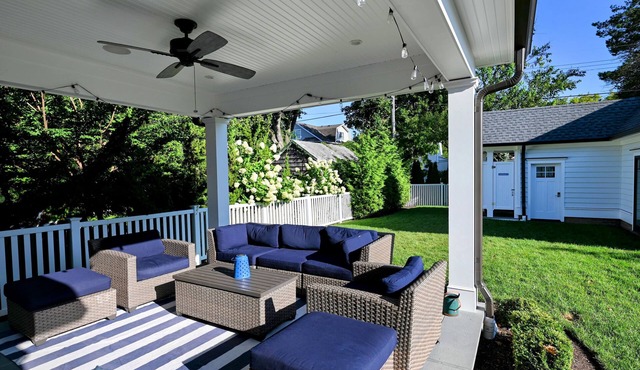 Spring Lake Estate: 7BR Luxury, Theater, Office, Weddings, Beach & Pool Access