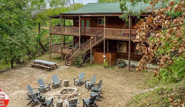 Spring River Fishing Cabins - Great Cedar Lodge