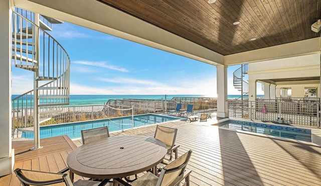 Spring Stays! 10 Bedroom Gulf Front Home! New Build! Private Pool! Hot Tub