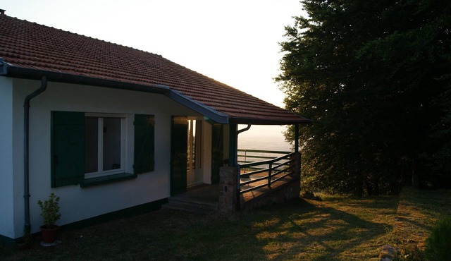 Squirrel cottage, independent, not overlooked, on 7000m2 of wood property