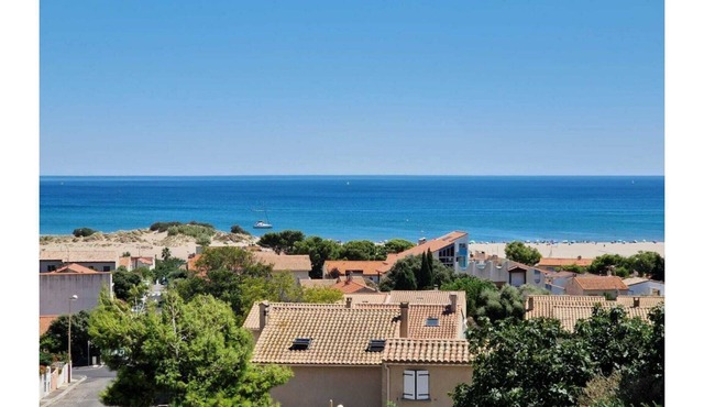 ST PIERRE/MER, Super SEA VIEW, family villa, 9 pers, 5 min walk from the sea