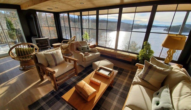 Staggering waterfront property on Lac Bataille