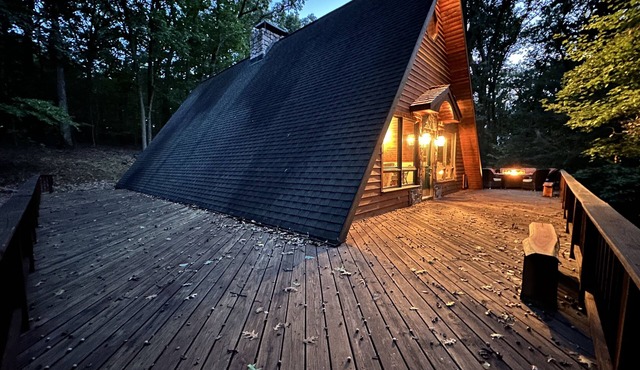 Star Gazer Luxury A-Frame Wood Cabin. Near York/Harrisburg/Hershey/Lancaster