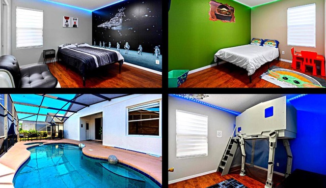 STAR WARS 6 Bedroom House Near Disney with Pool!