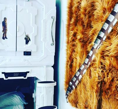 Star Wars themed sleeping pods near St Louis