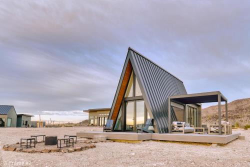 Stardust Big Bend Luxury A-Frame#2 with a fab view