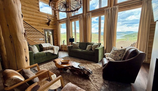 Stardust Chalet Luxe Cabin Escape @ Scofield Reservoir with lake view