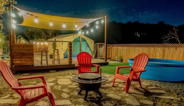 Stargaze at This premium glamping experience in the foothills